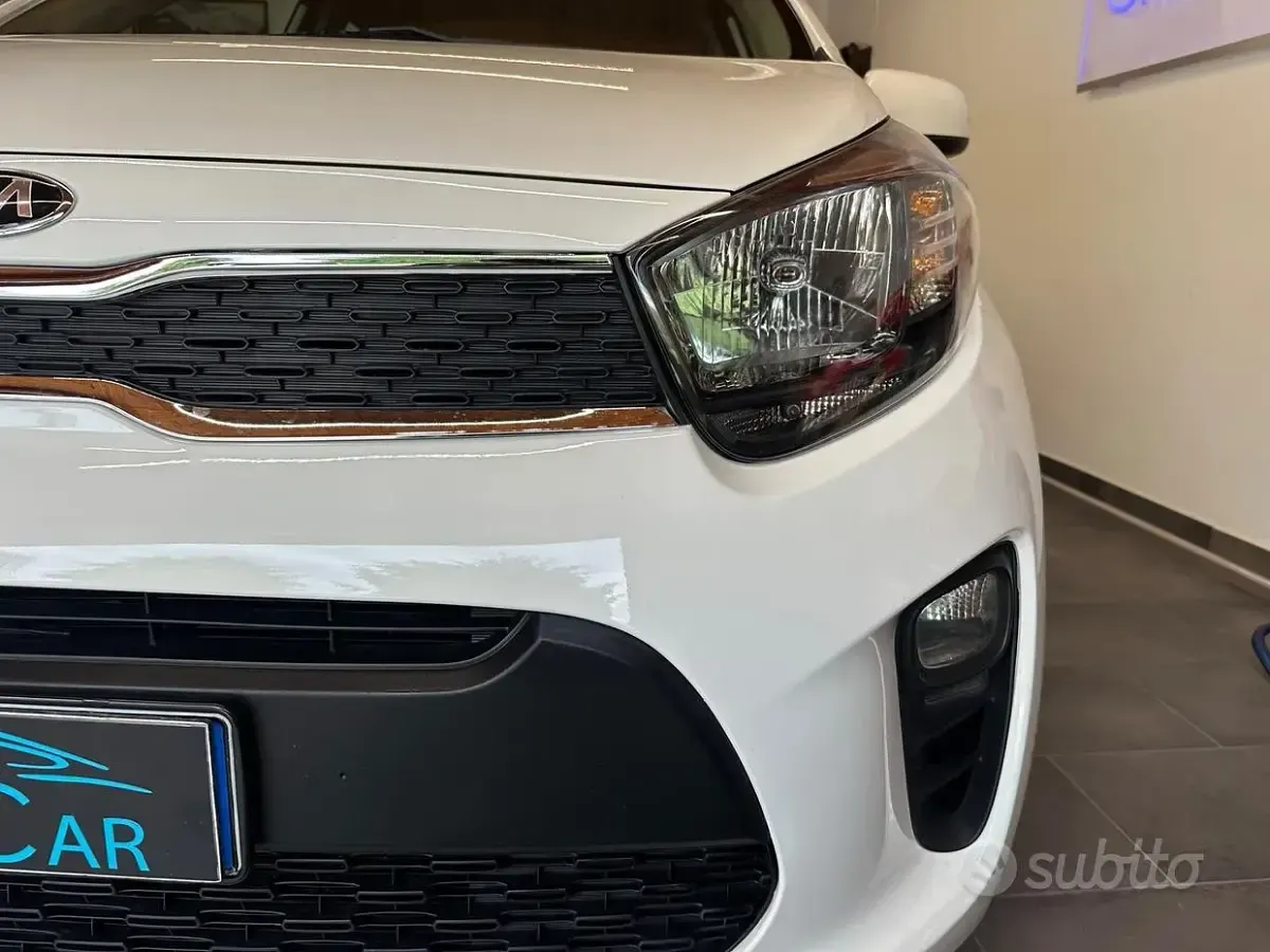 Usata Kia Picanto Active 65 CV (47 kW) 2018 Bianco Utilitaria