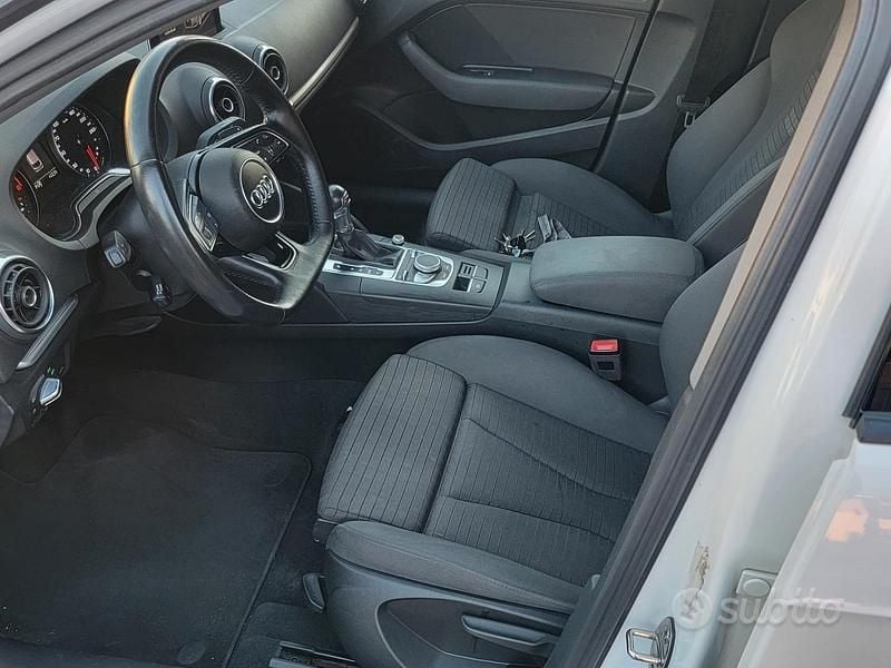 Usata Audi A3 Sport 116 CV (85 kW) 2017 Bianco Berlina