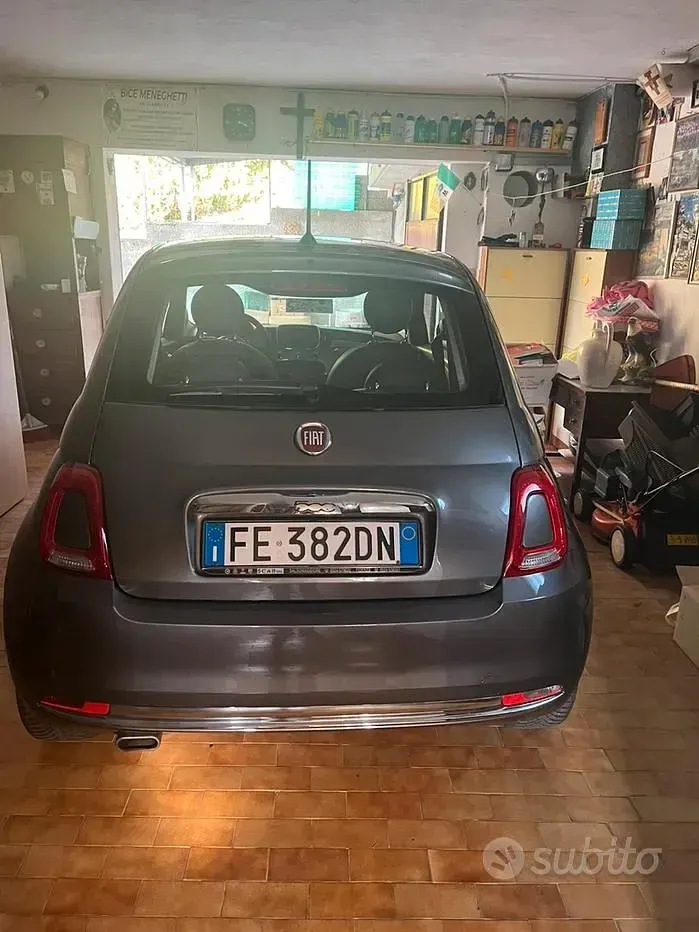 Usata Fiat 500 69 CV (50 kW) 2016 Grigio Berlina