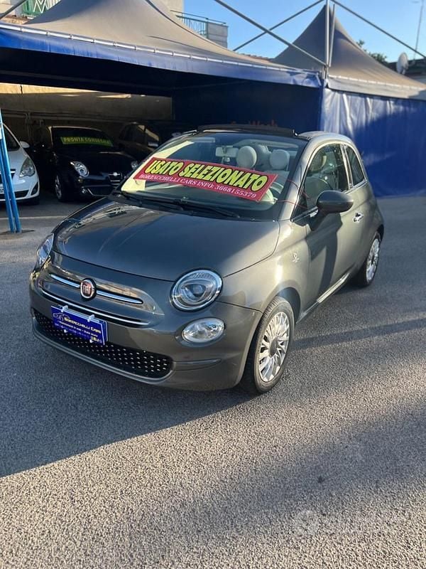 Usata Fiat 500C Lounge 69 CV (50 kW) 2018 Grigio Cabrio