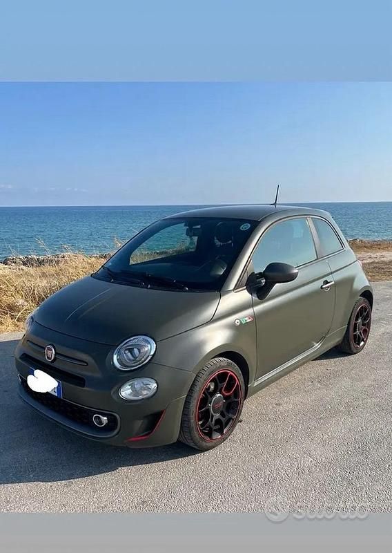 Usata Fiat 500 105 CV (77 kW) 2018 Verde Coupé
