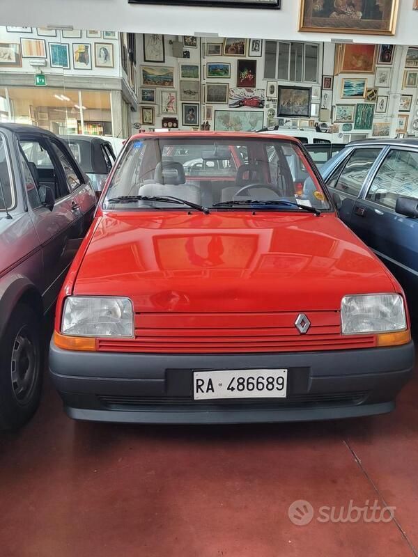 Usata Renault R5 54 CV (39 kW) 1989 Rosso Utilitaria
