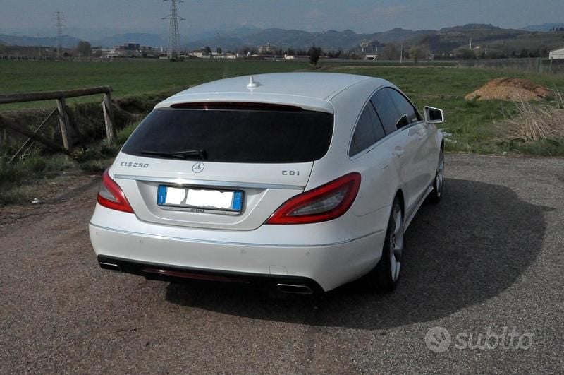Usata Mercedes CLS250 Shooting Brake 204 CV (150 kW) 2014 Bianco Station wagon