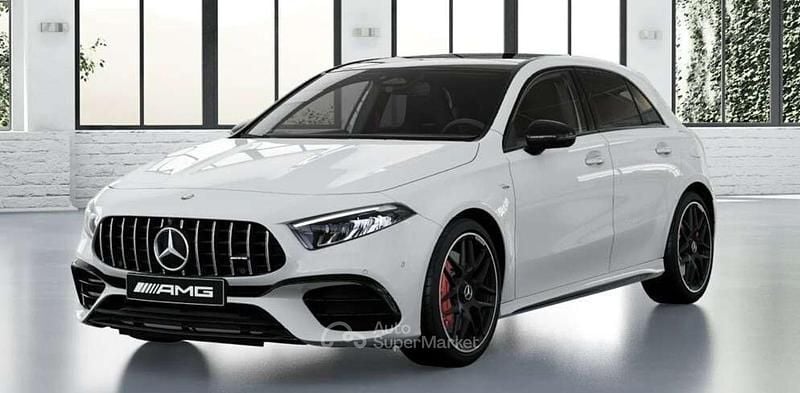 Bianco Usata 2025 Mercedes A45 AMG AMG Line Premium Tre volumi | 59.900 € (Cara) - Immagine 1/4