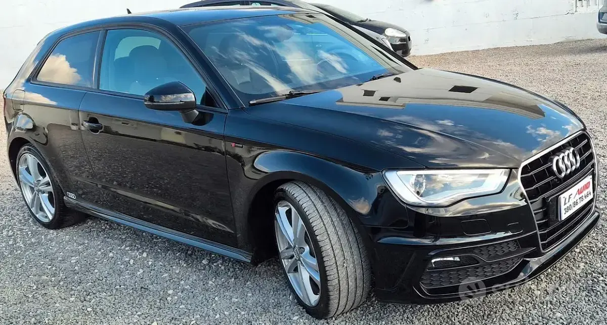 Usata Audi A3 Ambiente 105 CV (77 kW) 2014 Nero Berlina
