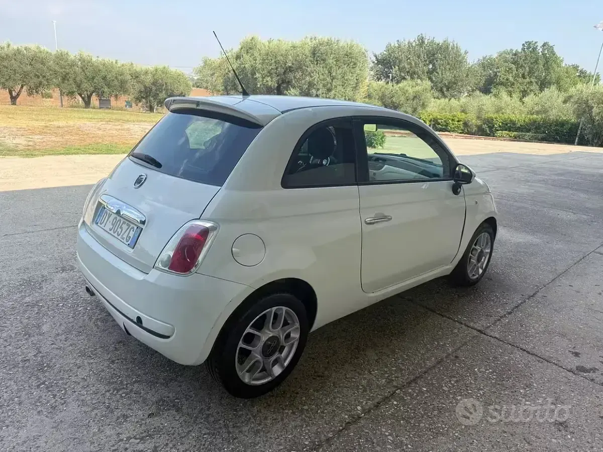 Usata Fiat 500 Sport 69 CV (50 kW) 2011 Bianco Berlina
