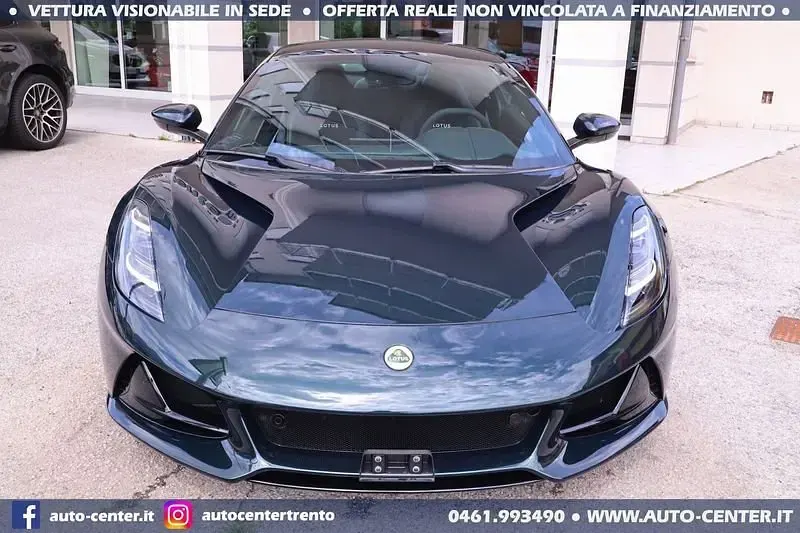 Nuova Lotus Emira 365 CV (268 kW) 2025 Verde Coupé