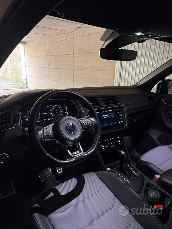 Usata VW Tiguan R-line 150 CV (110 kW) 2019 Bianco SUV