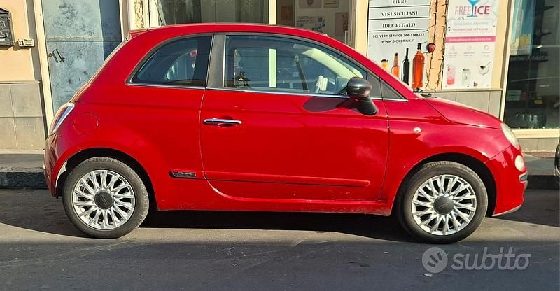 Usata Fiat 500 2008 Rosso Berlina