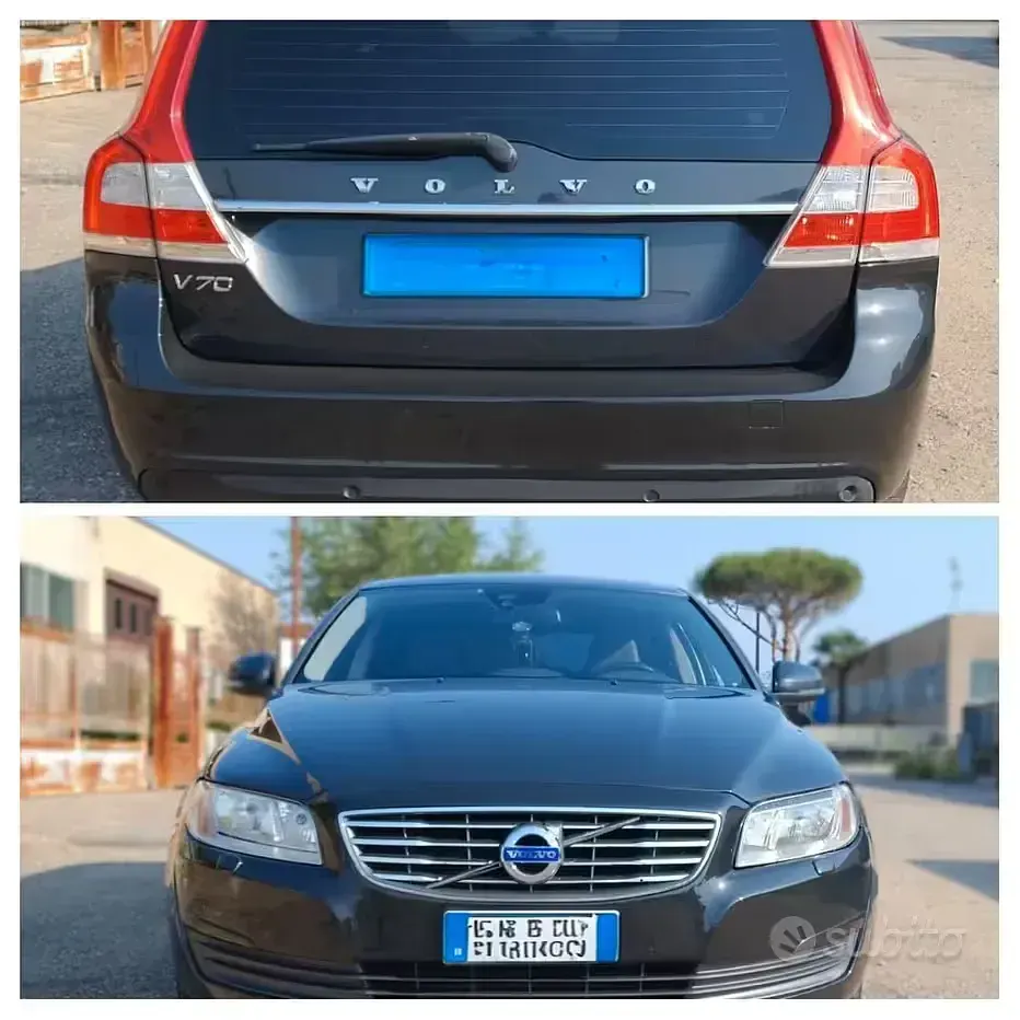Usata Volvo V70 136 CV (100 kW) 2015 Nero Station wagon