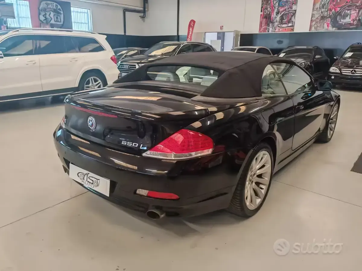 Usata BMW 650 Cabriolet 367 CV (269 kW) 2007 Nero Cabrio