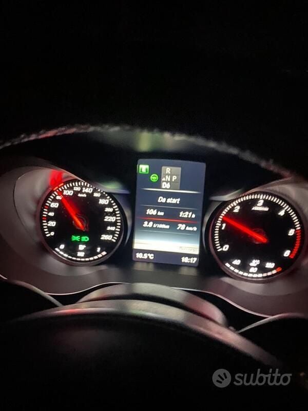 Usata Mercedes C220 170 CV (125 kW) 2017 Grigio Station wagon