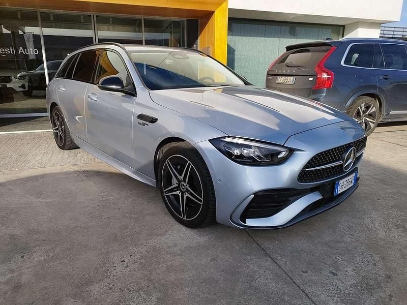 Usata Mercedes C300e Premium Plus 204 CV (150 kW) 2022 Argento Station wagon