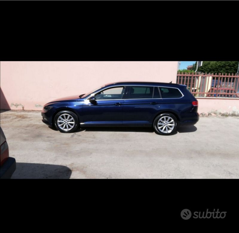 Usata VW Passat 120 CV (88 kW) 2015 Blu Station wagon