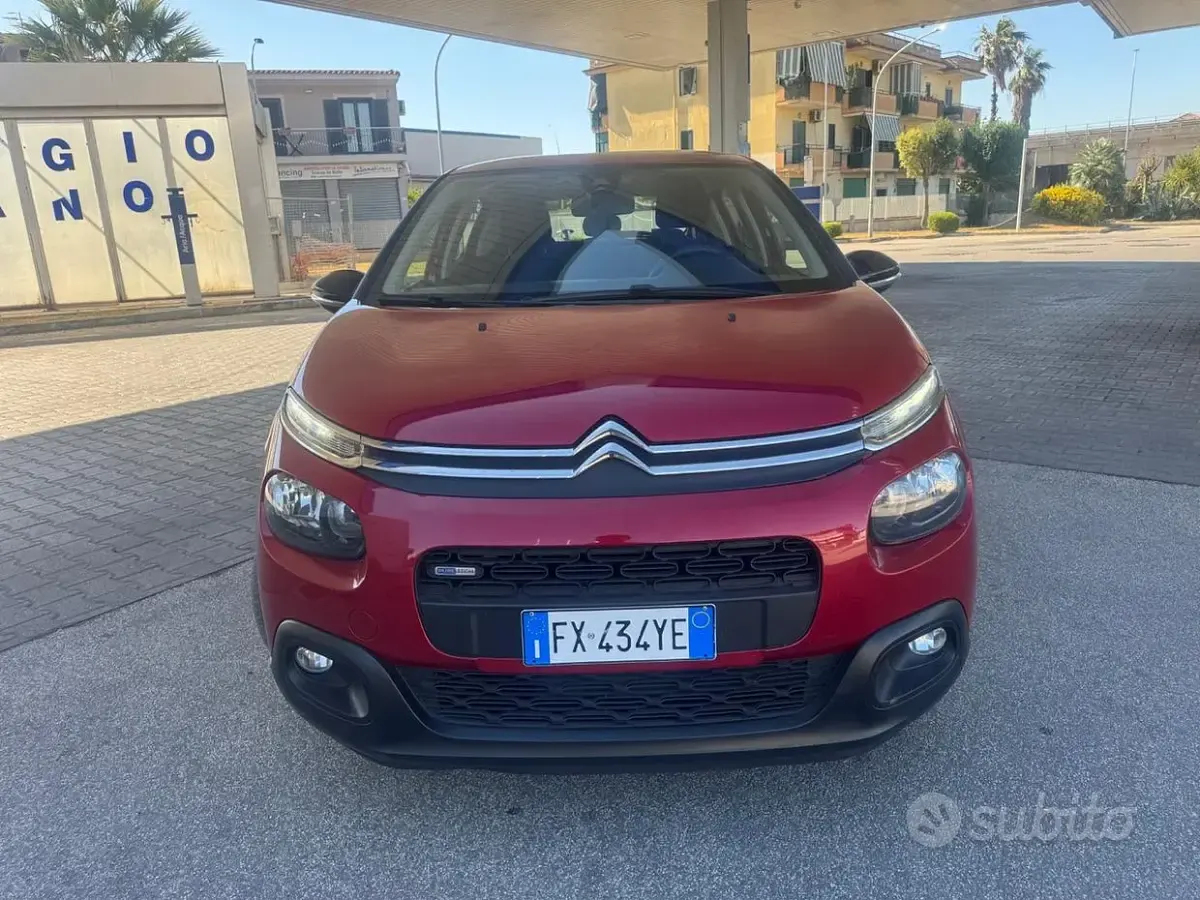 Usata Citroën C3 PureTech 82 CV (60 kW) 2017 Rosso Berlina