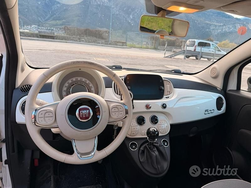 Usata Fiat 500 69 CV (50 kW) 2018 Bianco Utilitaria