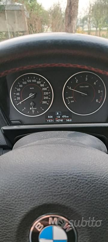 Usata BMW 116 Sport Line 116 CV (85 kW) 2012 Bianco Utilitaria