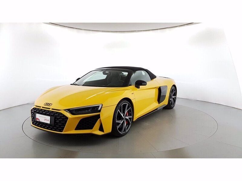 Giallo vegas Usata 2022 Audi R8 Spyder Performance Cabrio | 162.900 € (Cara) - Immagine 1/4