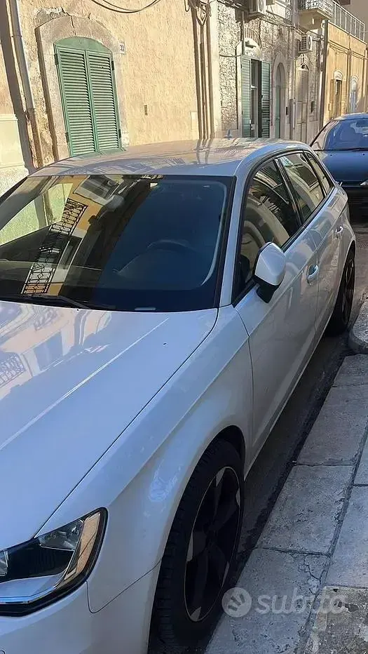 Usata Audi A3 110 CV (80 kW) 2016 Bianco Berlina