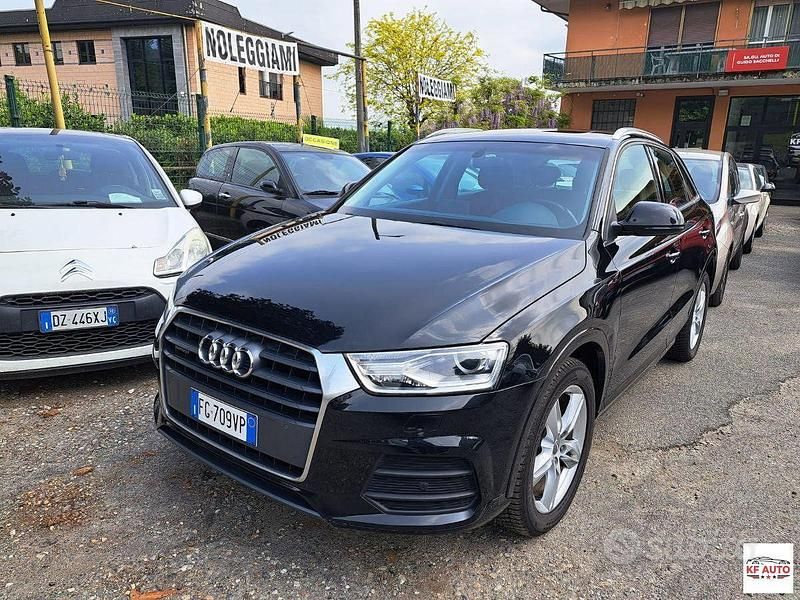 Käytetty Audi Q3 Design 150 HP (110 kW) 2017 Musta Katumaasturi