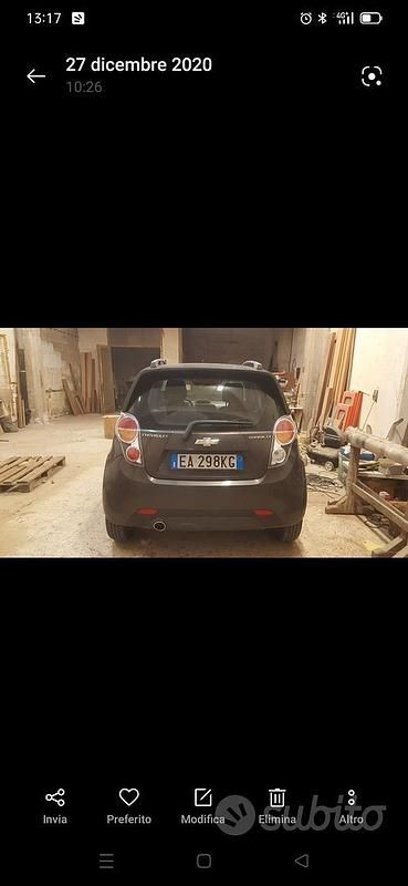 Usata Chevrolet Spark 68 CV (50 kW) 2012 Utilitaria