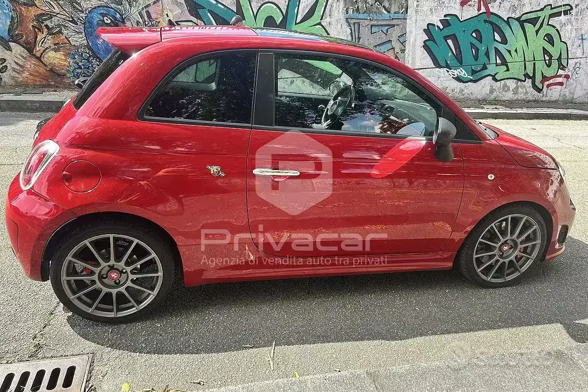 Usata Abarth 500 135 CV (99 kW) 2010 Rosso Utilitaria