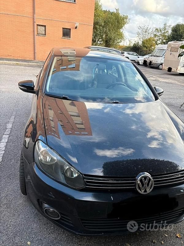 Usata VW Golf VI 122 CV (89 kW) 2011 Nero Utilitaria
