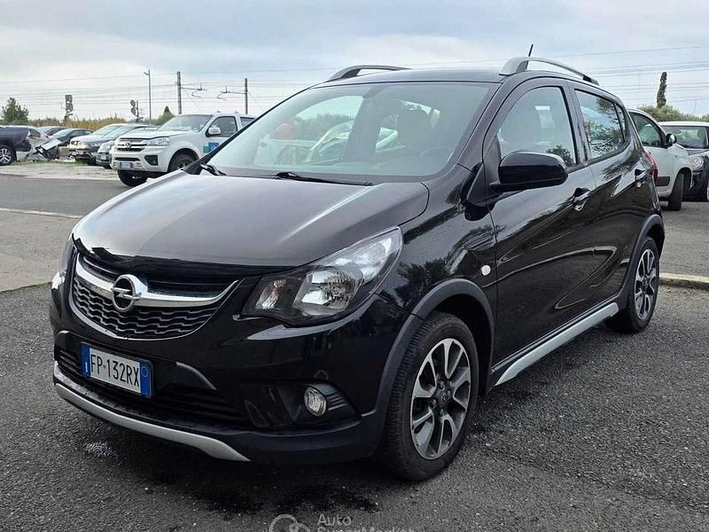 Usata Opel Karl Rocks 73 CV (53 kW) 2018 Nero Utilitaria