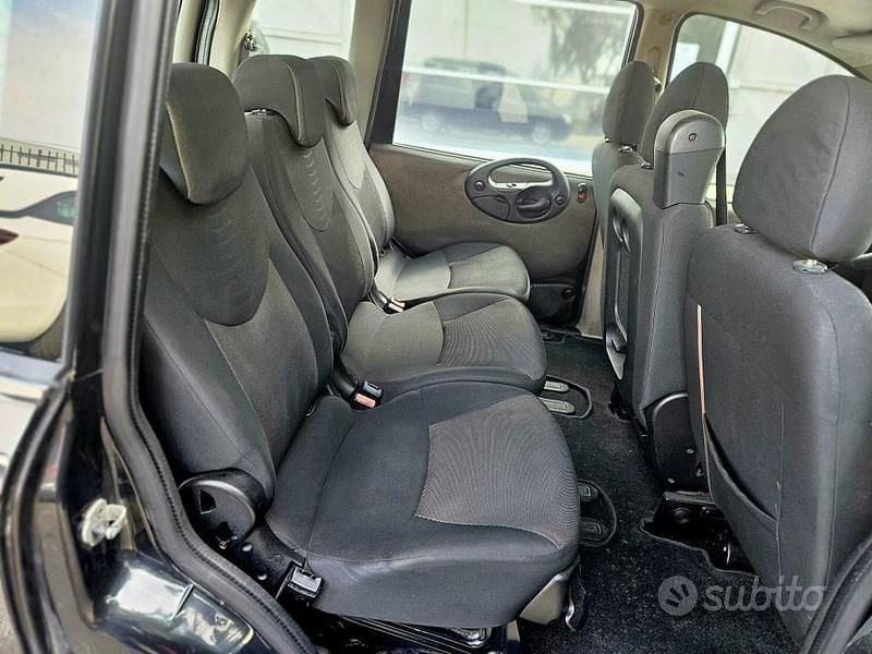 Usata Fiat Multipla Emotion 120 CV (88 kW) 2007 Nero Monovolume