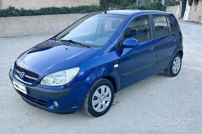 Usata Hyundai Getz Style 88 CV (64 kW) 2008 Blu Utilitaria