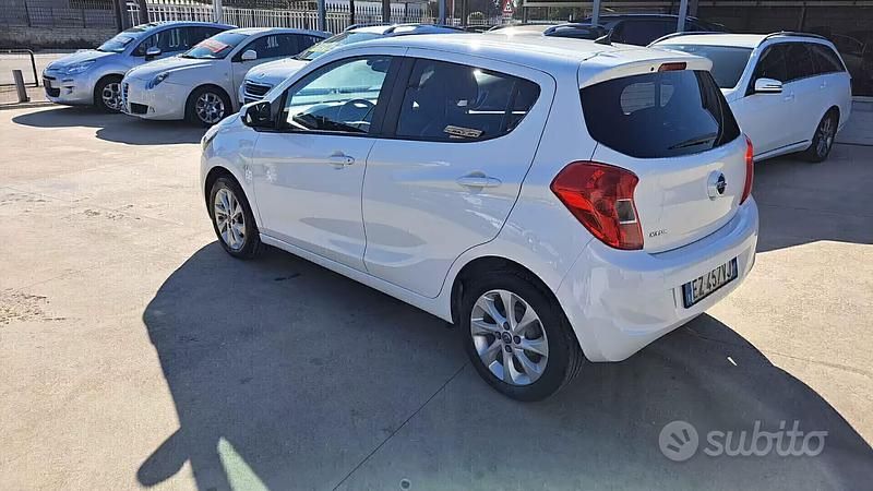 Usata Opel Karl Cosmo 75 CV (55 kW) 2015 Bianco Utilitaria