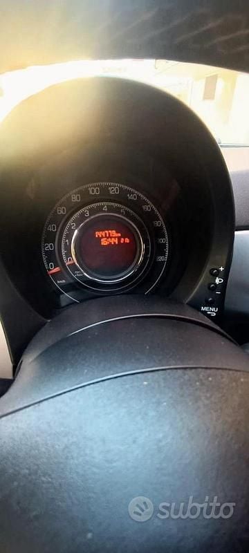 Usata Fiat 500 69 CV (50 kW) 2014 Rosso Cabrio