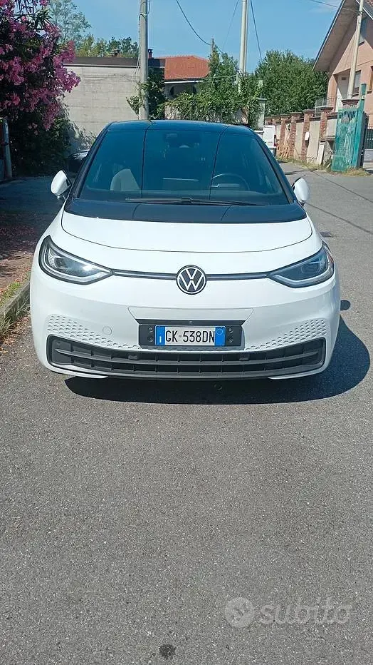 Usata VW ID.3 Pro Performance 69 kW (95 CV) 2022 Bianco Utilitaria