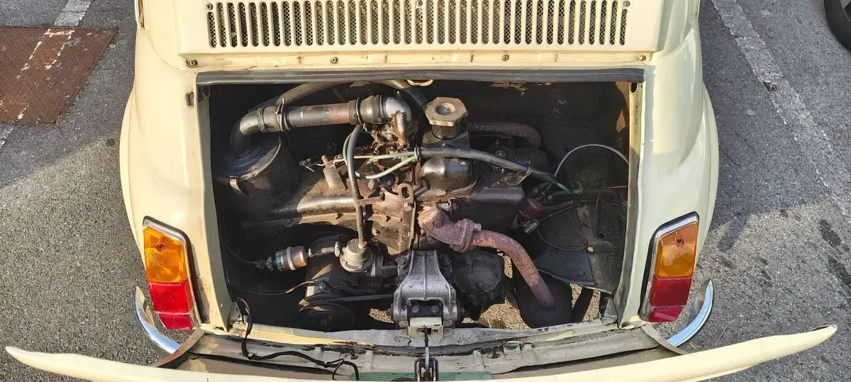 Usata Fiat 500 Lusso 18 CV (13 kW) 1970 Beige Utilitaria