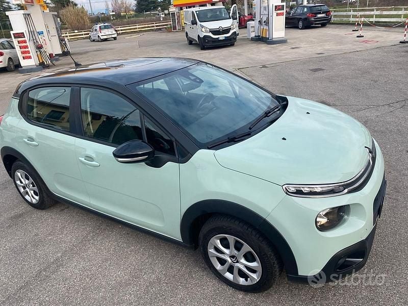 Usata Citroën C3 PureTech 81 CV (59 kW) 2017 Verde Berlina