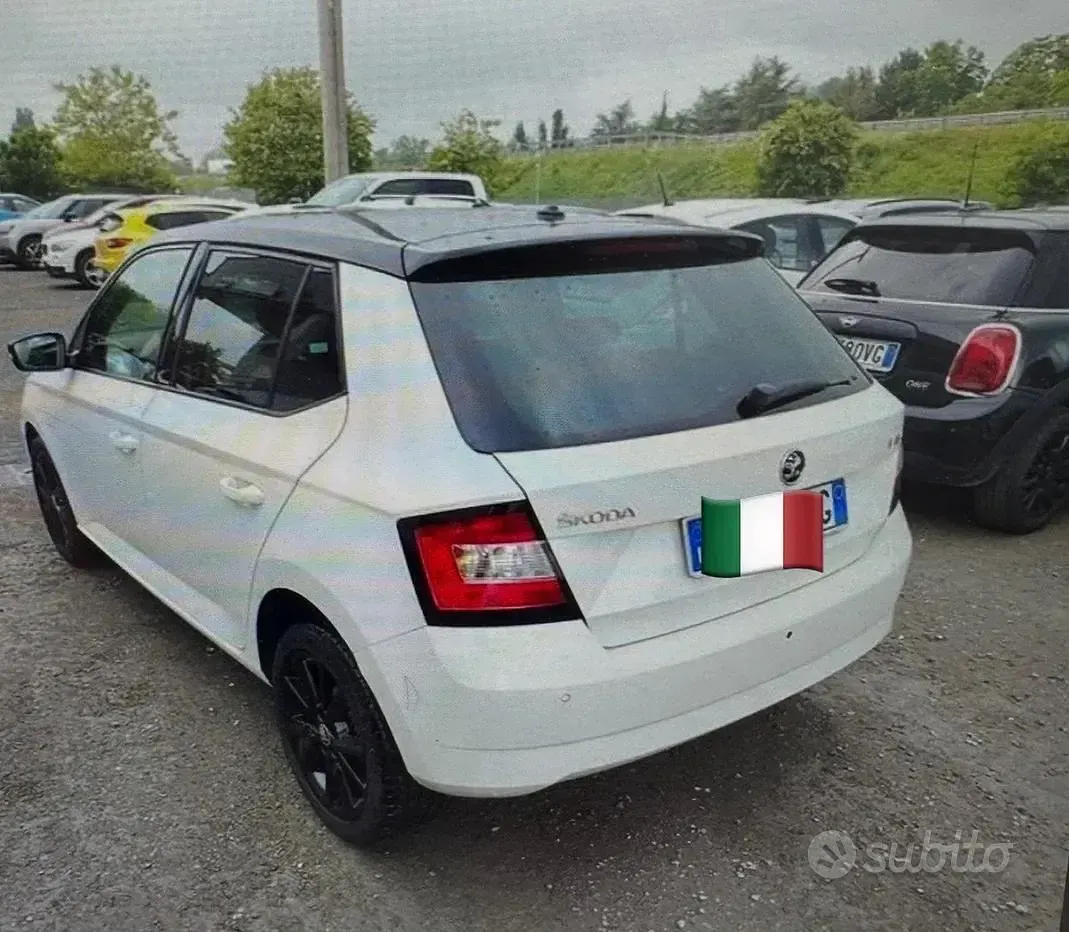 Usata Skoda Fabia 75 CV (55 kW) 2018 Bianco Berlina