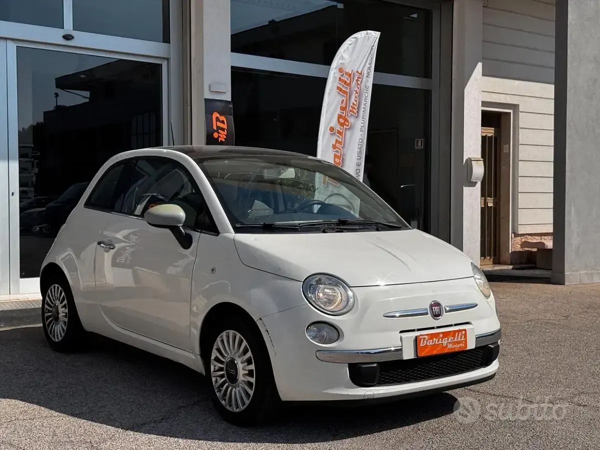 Usata Fiat 500 Lounge 69 CV (50 kW) 2013 Bianco Berlina