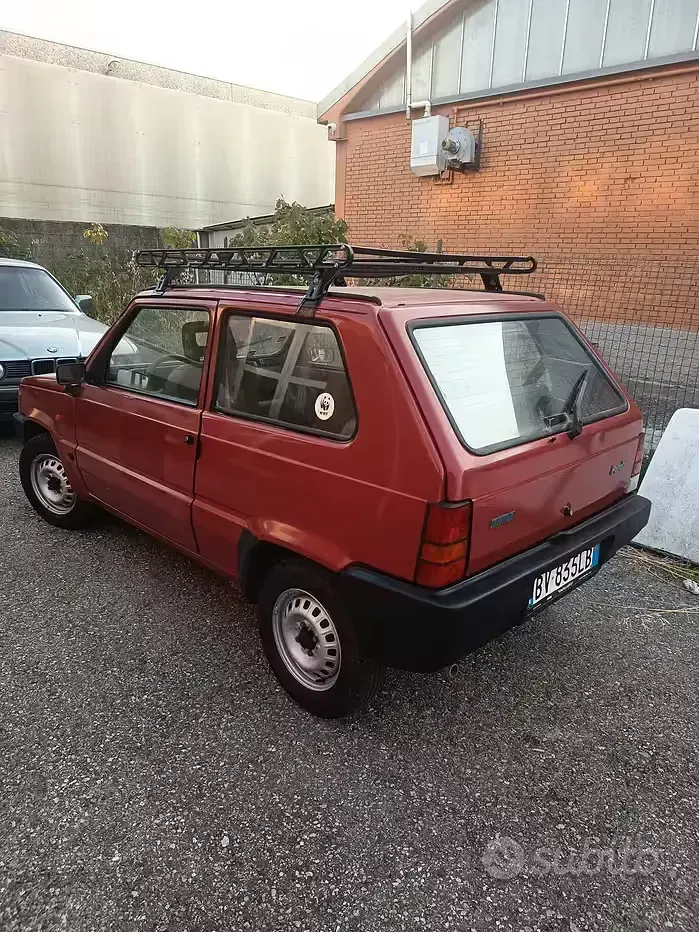 Usata Fiat Panda 54 CV (39 kW) 2001 Rosso Berlina