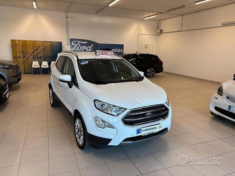 Usata Ford Ecosport Titanium 95 CV (69 kW) 2021 Bianco SUV