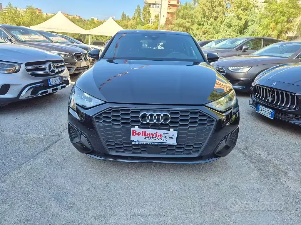 Usata Audi A3 Premium 150 CV (110 kW) 2021 Nero Berlina