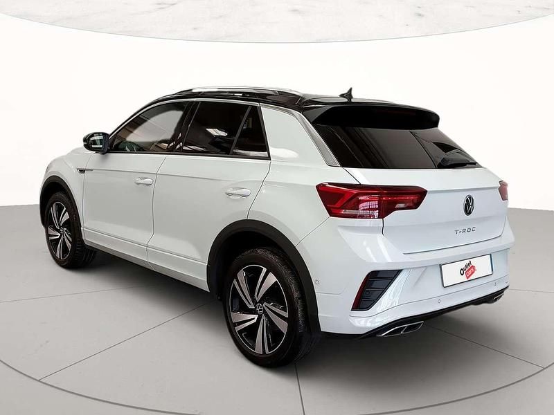 Usata VW T-Roc R-line 150 CV (110 kW) 2023 Pure white nero SUV