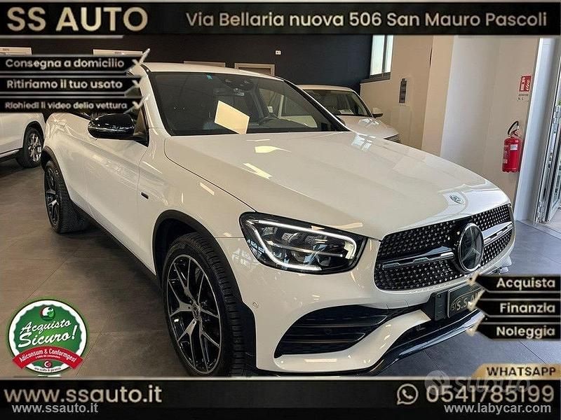 Usata Mercedes GLC300e Premium 194 CV (142 kW) 2021 Bianco Coupé