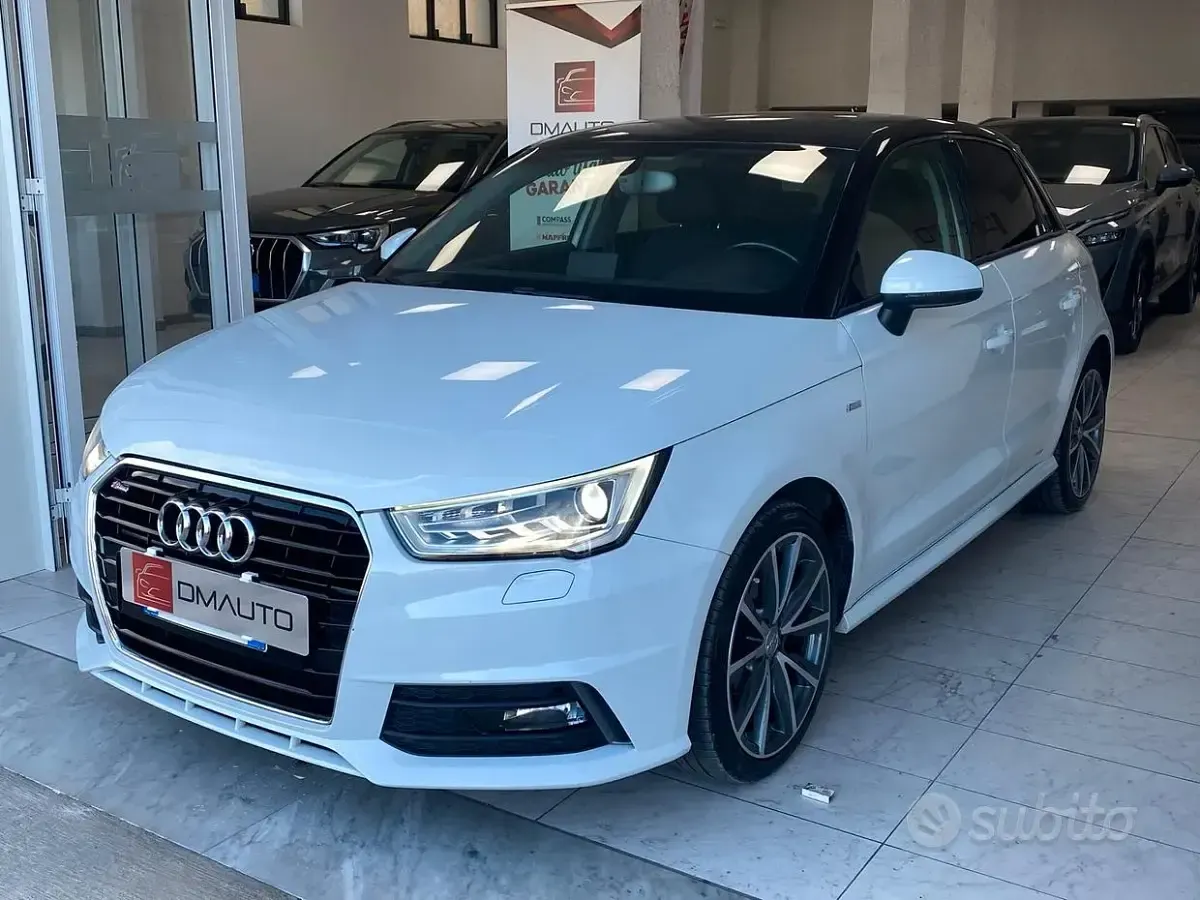 Usata Audi A1 S-Line 90 CV (66 kW) 2018 Bianco Berlina