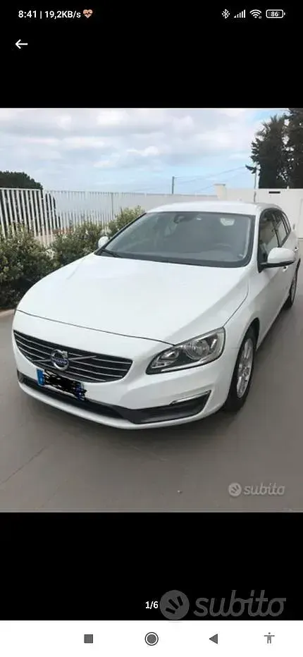 Usata Volvo V60 Kinetic 2015 Bianco Station wagon