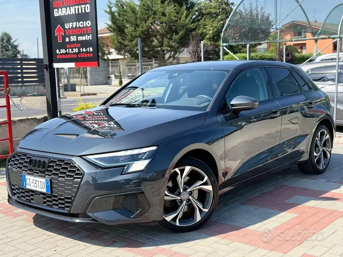 Usata Audi A3 Advanced 150 CV (110 kW) 2020 Grigio Berlina