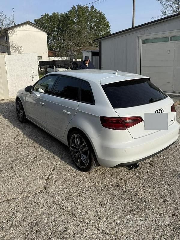 Usata Audi A3 Ambition 184 CV (135 kW) 2014 Bianco Berlina