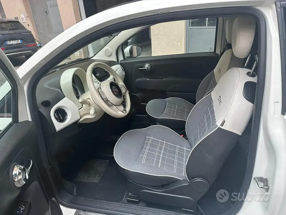 Usata Fiat 500 Lounge 69 CV (50 kW) 2019 Bianco Cabrio