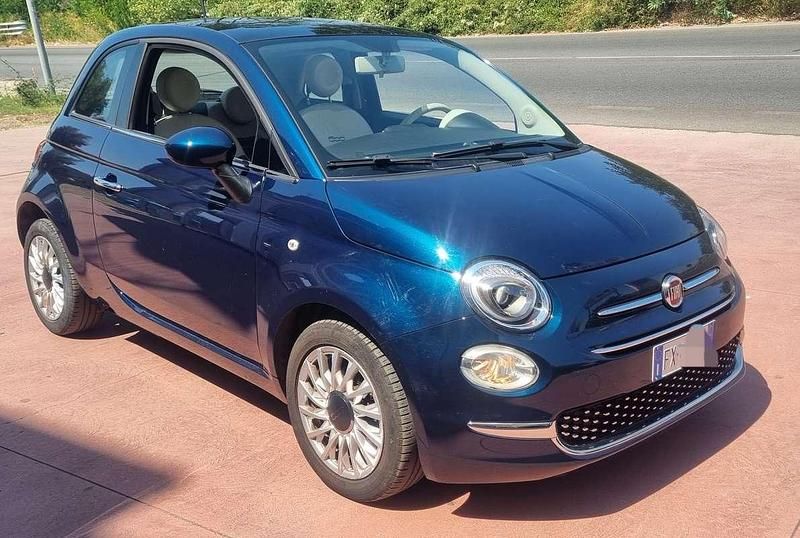 Usata Fiat 500 Lounge 95 CV (69 kW) 2019 Blu/azzurro Utilitaria