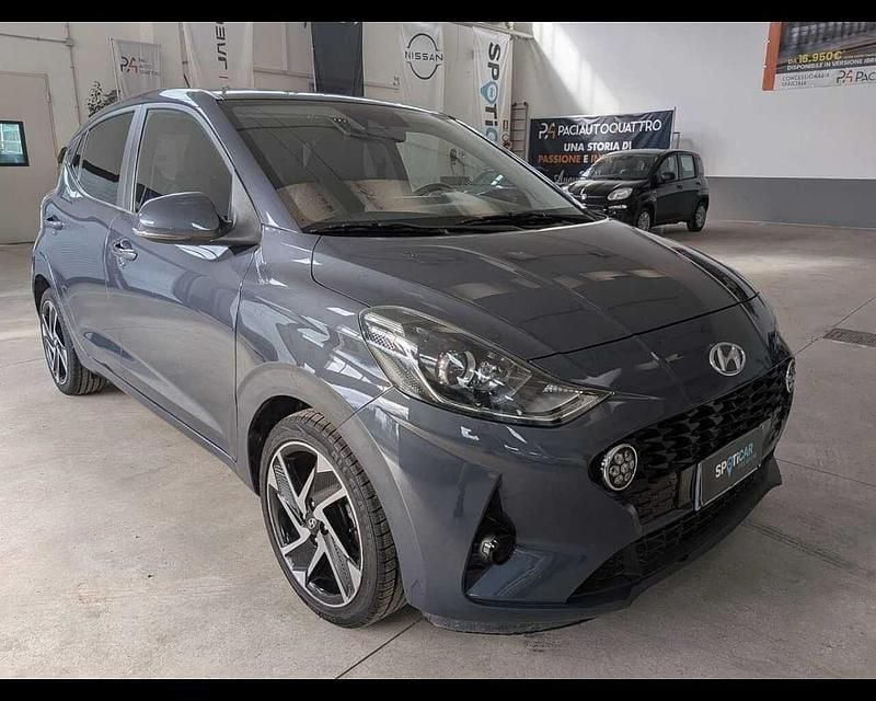Usata Hyundai i10 Prime 67 CV (49 kW) 2022 Grigio Utilitaria