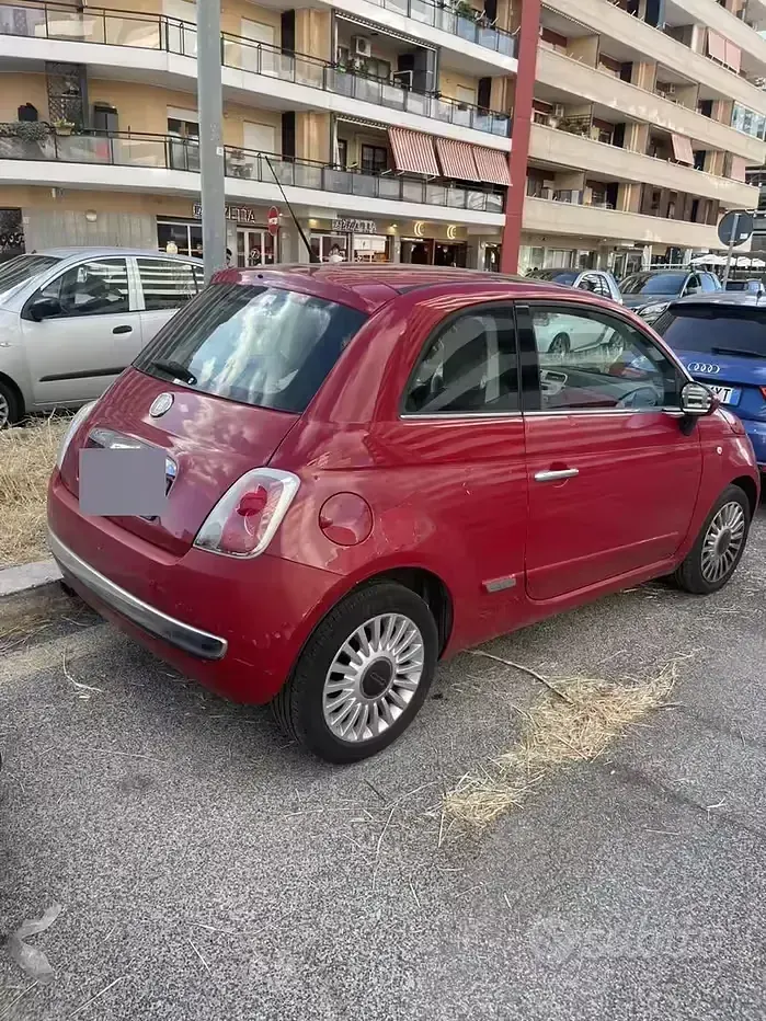 Usata Fiat 500 69 CV (50 kW) 2010 Rosso Berlina